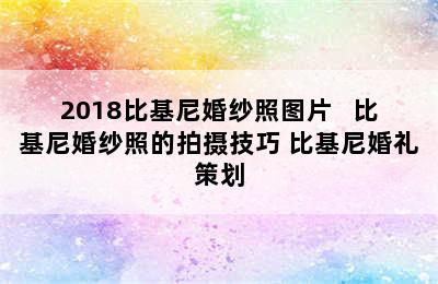 2018比基尼婚纱照图片   比基尼婚纱照的拍摄技巧 比基尼婚礼策划